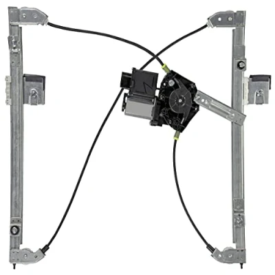 Image of 6N4837461B, 6N4837461D Window regulator VALEO 850458 Left Front electric with motor comfort function VOLKSWAGEN: Polo III Hatchback