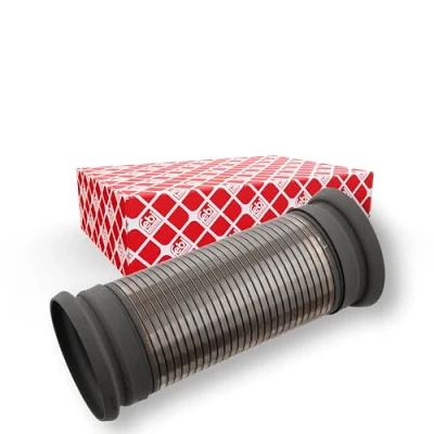 Image of 6214900065, A6214900065 Corrugated Pipe, exhaust system FEBI BILSTEIN 01377 296mm Steel