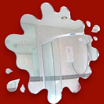 Image of Super Cool Creations Puddle Mirrors with Six Splash 45cm x 42cm