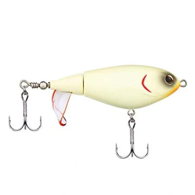 Image of Berkley Choppo Topwater Fishing Lure Easy to Use Prop Bait for Bass and Predatory Fish, Creates Maximum Surface Disturbance Noise 7.5cm / Bone