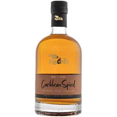Image of red.h Caribbean Spiced Rum 70cl Experience Our Rich Artisanal Infused With a Captivating Warm Spice Blend, Delicious Laden Hit Every Sip, ABV 40%