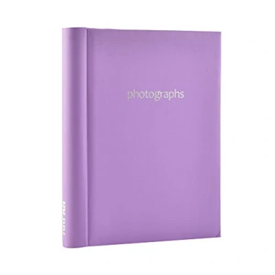 Image of Self Adhesive Photo Albums with 20 Sheets/40 Sides, Spiral Bound Album Pastel Purple