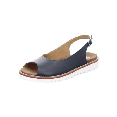 Image of ara Women&#039;s Kent Sandal, Blue, 3 UK