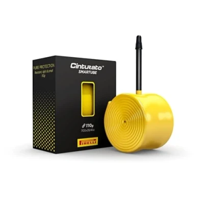 Image of Pirelli Cinturato Smartube Reinforced Bicycle Inner Tube, 700x35 45, 60mm Presta Valve