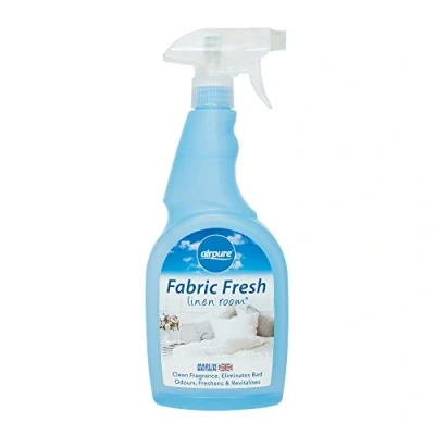 Image of airpure Fabric Freshener, 750ml Spray,Pet Odour Eliminator, Refresher Sprays for The Mattress, Bed, Linen, Carpet, Clothing, Remove Cat and Dog Smellsfrom Home Car Linen Room Fragrance