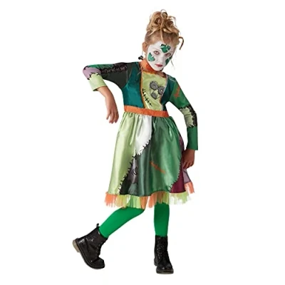 Image of Green Frank&#039;n Girl Costume Set (Small Size) Perfect for Halloween Parties, Kids Events, Themed &amp; More