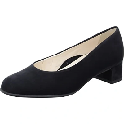 Image of ara Women’s 1216671 VICENZA Closed Toe Pumps, BLAU, 3.5 UK