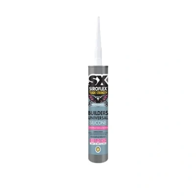 Image of SX Clear Premium Building Silicone Low Modulus Neutral Curing Almost Odourless Excellent Adhesion Resistance to UV, Water and Weather 310ml