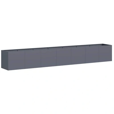 Image of vidaXL Planter Anthracite 280x40x40 cm Cold rolled Steel