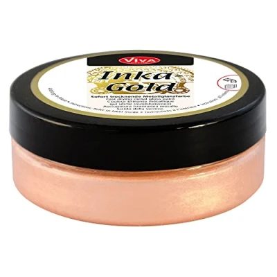 Image of Viva Decor Apricot Inka Gold, Acrylic, Multicolour, 7.11x7.11x3.17 cm