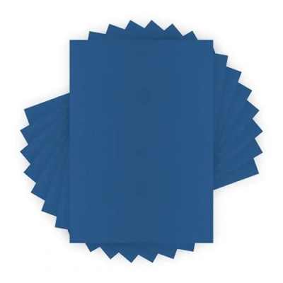 Image of Craft Perfect Classic Card French Blue Weave Textured A4 216gsm Pack of 50 Sheets