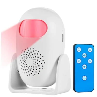 Image of Motion Sensor Alarm with Remote Control Wireless Infrared Home Burglar Security System PIR Indoor Detector for Garage/Shed/Home