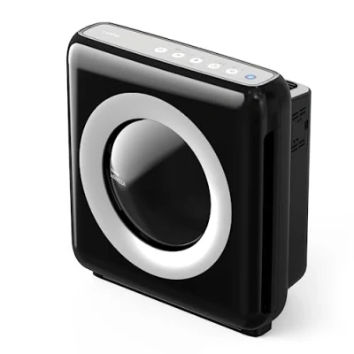 Image of COWAY Air Purifier for Home, USA Top Pick by Wirecutter, Eco Mode, Removes up to 99.999% of Harmful Particles down 0.01 µm Allergy, Smoke, Pollen, Pet, CADR 421m3/h, ap 1512hh Mighty (Black)