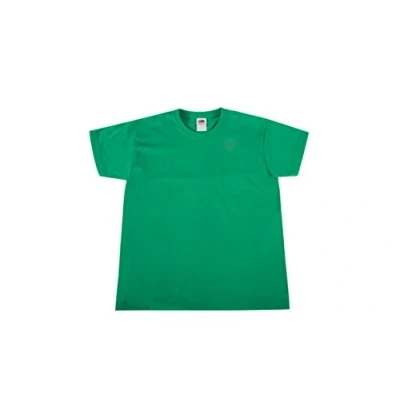 Image of Fruit of the Loom Boys Valueweight T Kids Shirt (Pack 2) Green 8 Years