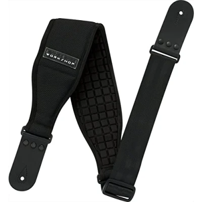 Image of Ibanez BWS90 Bass Workshop Strap/Slip Stopper, Black