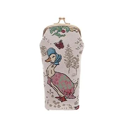 Image of Signare Tapestry Glasses Case for Women Eyeglass with Beatrix Potter Peter Rabbit Design (Jemima Puddle Duck, GPCH BP JEMIMA)