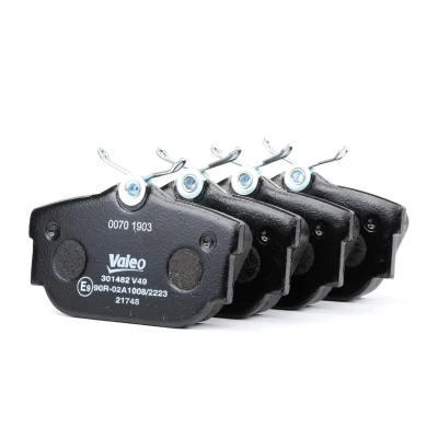 Image of 701698451, 7D0698451, 7D0698451A, 7D0698451C, 7D0698451D Brake pad set VALEO 301482 VOLKSWAGEN: Transporter 4, 4 Bus,