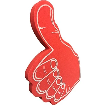 Image of Giant Thumbs Up Red Foam Hand
