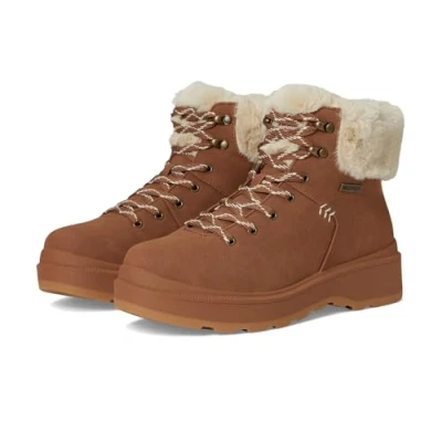Image of Skechers Women&#039;s Park City Ankle Boot, Chestnut, 8