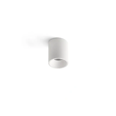 Image of Rol 9W Surface Mounted Downlight Black Matt White 2700K