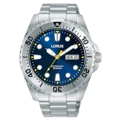 Image of Lorus Men Analog Automatic Watch with Stainless Steel Strap RL485BX9