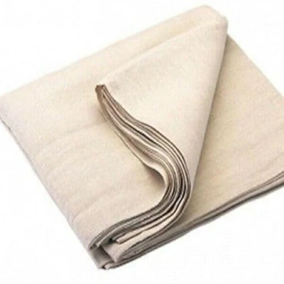 Image of 4 x 100% Cotton Twill Dust Sheets 12ft 9ft / 3.60m 2.70m EQUIP247