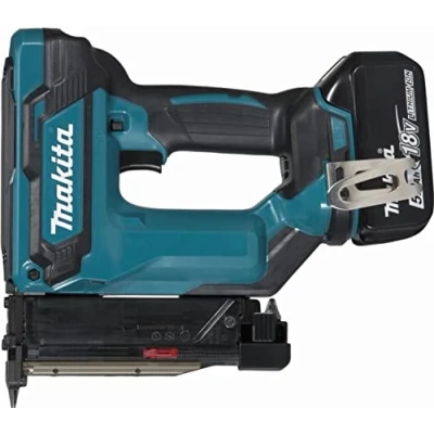 Image of Makita DPT353RTJ 18V Pin Nailer LXT Set, 18 V, Blue, Set of 4) Piece