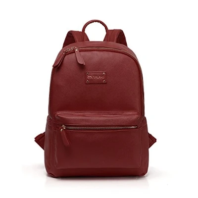 Image of COLORLAND CLD BP123 A Ariana Faux Leather Backpack Changing Bag Red
