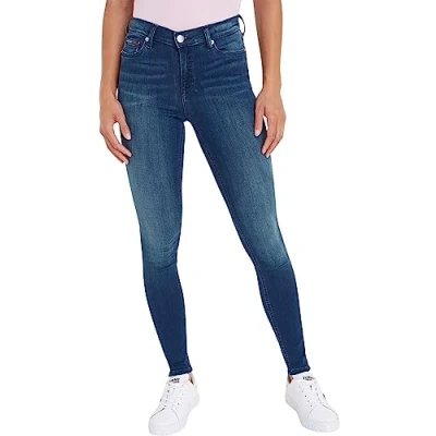Image of Tommy Jeans NORA Skinny Fit, Women&#039;s, Size: 34x28, Denim