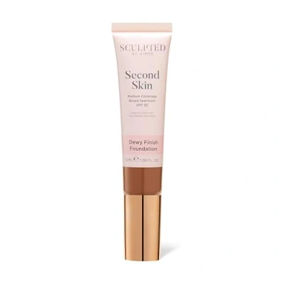 Image of Second Skin Dewy Liquid Mineral Foundation from Sculpted by Aimee (Rich Plus 6.5) 32ml Cruelty Free, Vegan Face for Medium Coverage with SPF 50