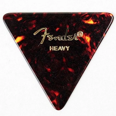 Image of Fender 355 Shape Classic Celluloid Picks (12 Pack) for electric guitar, acoustic mandolin, and bass