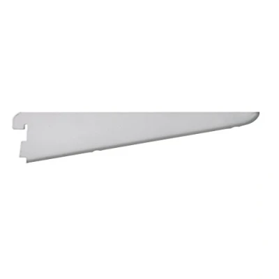 Image of Pack of 10 Twin Slot Shelving Brackets 220mm Anti Microbial Finish Strong 84kg Max Load