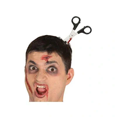 Image of FIESTAS GUIRCA Garland Headband Scissors Planted Head, Colour, 26196