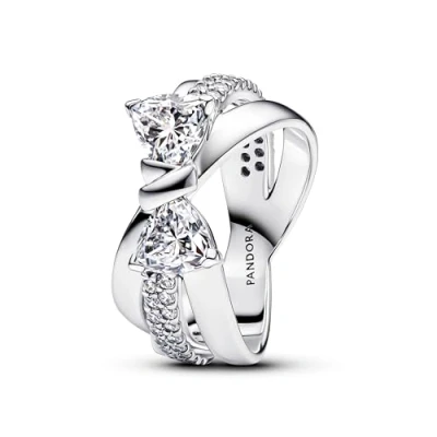 Image of Pandora Women&#039;s Ring Sterling Silver 925 193553C01, Cubic Zirconia