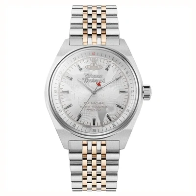 Image of Vivienne Westwood Lady Sydenham Ladies Quartz Watch with Silver Dial &amp; Two Tone Stainless Steel Bracelet
