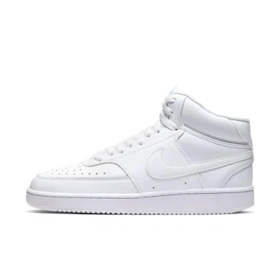 Image of NIKE WMNS COURT VISION MID, Women’s Basketball Shoes, white (white/white 100), 3 UK (36 EU)