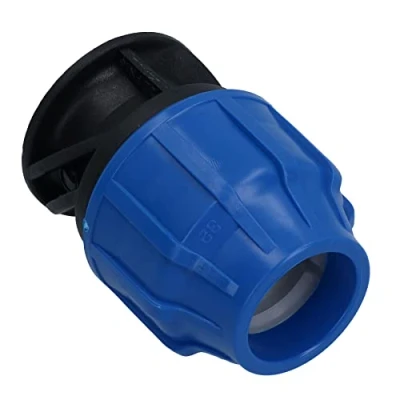 Image of 32mm x 1/2&quot; MDPE Male Adapter Compression Coupling Fitting Water Pipe PN16