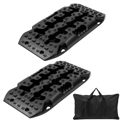 Image of KATSU Tools 2 PCs Recovery Traction Boards, 10T Track Pads for Sand/Mud/Snow Off road, Heavy Duty Tire Mats Car SUV Trucks Emergency, 583x300x68mm