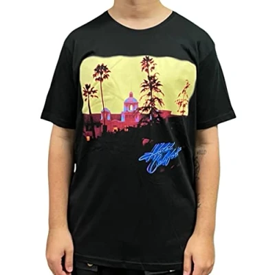 Image of Eagles Hotel California T Shirt Black M