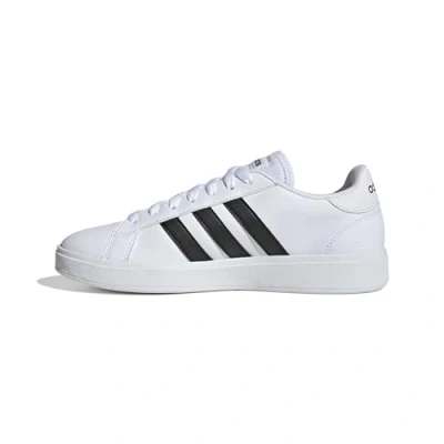 Image of adidas Women&#039;s Grand TD Lifestyle Court Casual Shoes, Cloud White/Core Black/Cloud White, 4.5 UK