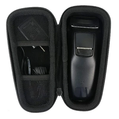 Image of Khanka Hard Case for Philips Series 3000 5000 7000 9000/AquaTouch AT899 AT896 AT890 Wet&amp;Dry Men’s Electric Shaver Trimmer,fits UK 2 Pin Plug.Case Only(Black Zipper)