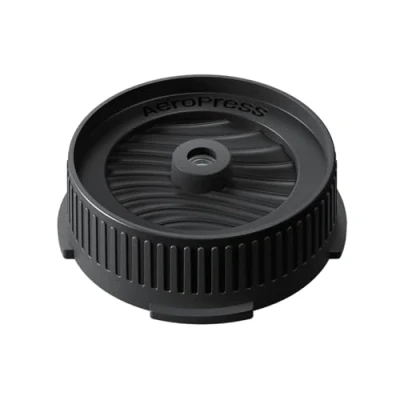 Image of AeroPress Flow Control Filter Cap, No Drip Cap for Portable Coffee Press, Specialty Maker, Black