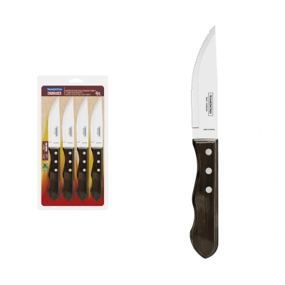 Image of Tramontina Churrasco Jumbo Original 5&quot; Steak Knives 4 Piece Set (29899151)