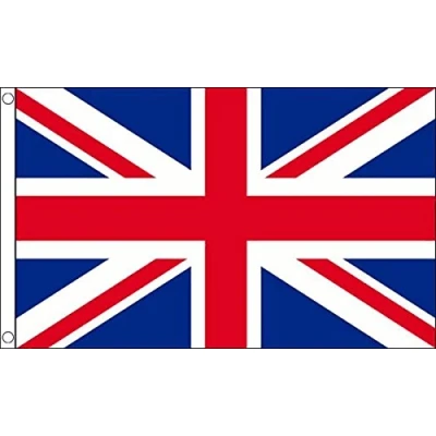 Image of 3ft x 2ft (90 60 cm) Union Jack United Kingdom Great Britain 100% Polyester Material Flag Banner Ideal For Pub Club School Festival Business Party Decoration