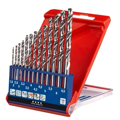 Image of kwb Silver Star Metal Drill Set, HSS G 13 Pieces for All Standard Drills