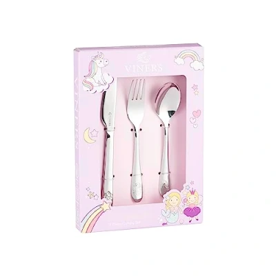 Image of Viners Enchanted 3 PCE Kids Cutlery Set