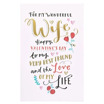Image of Wife Valentine&#039;s Day Card For Wonderful