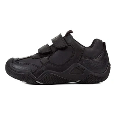 Image of Geox boy JR Wader A Low Top Sneakers, Black (Black C9999), 26