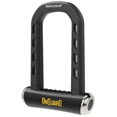 Image of ONGUARD 8590 RockSolid Bicycle Lock, Black, Standard