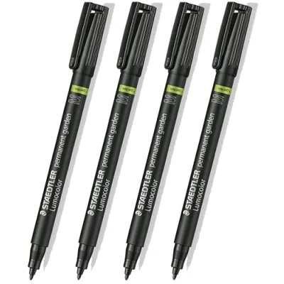 Image of STAEDTLER GARDEN MARKER PEN PERMANENT OUTDOOR [Pack of 4]
